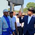 Minister of Agriculture, Mechanisation and Water Resources Development, Dr. Anxious Jongwe Masuka, accompanied by GMB CEO Dr. Edson Badarai, Directors from the Ministry, stakeholders, GMB managers, and staff, assess progress at the state-of-the-art Mhangura AI powered Smart Silos — a monumental facility now ready for commissioning. This milestone stands as a powerful testament to innovation, resilience, and the Second Republic’s unwavering commitment to food security and modernization under the visionary leadership of His Excellency, President Cde. Dr. Emmerson Dambudzo Mnangagwa. Government is spearheading construction of 14 such silos across the country, with Kwekwe silos and Mutare silos having been commissioned already.
